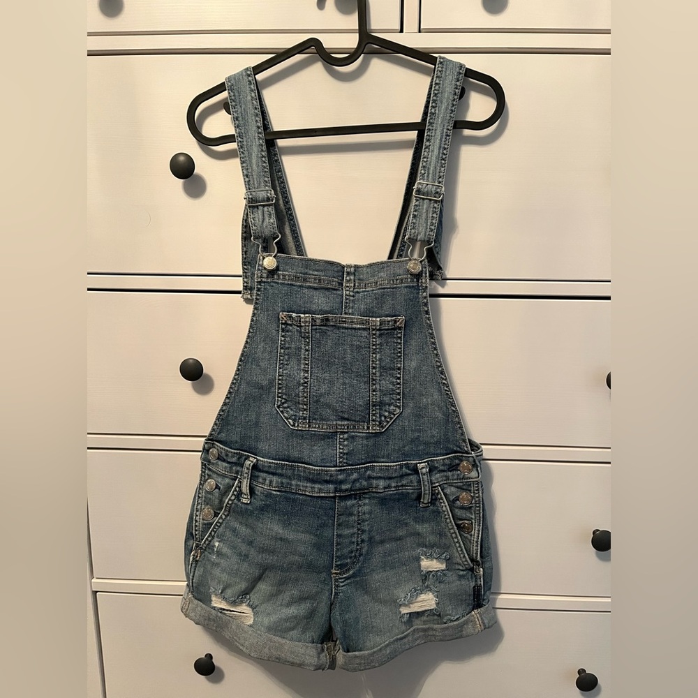 Silver jeans short alls